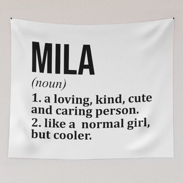 Item preview, Mila Name Definition designed and sold by XCIV.