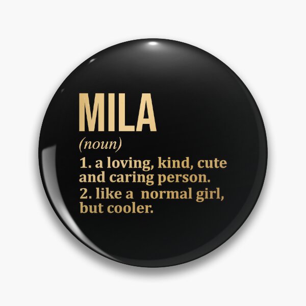 Item preview, Mila Name Definition in Gold designed and sold by XCIV.