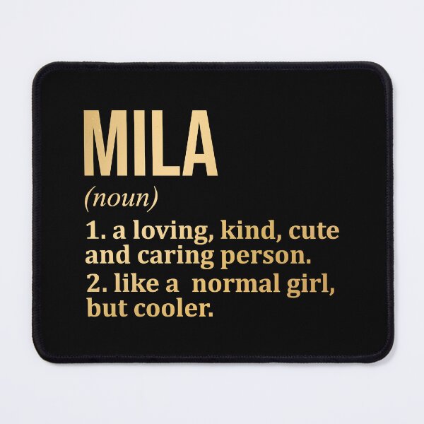 Item preview, Mila Name Definition in Gold designed and sold by XCIV.