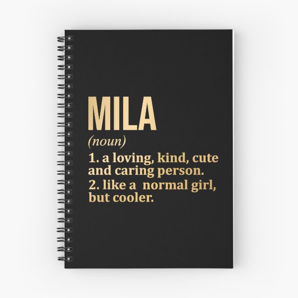 Item preview, Mila Name Definition in Gold designed and sold by XCIV.
