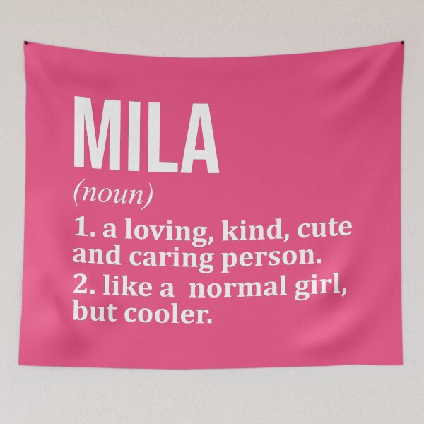 Item preview, Mila Name Definition for Women designed and sold by XCIV.