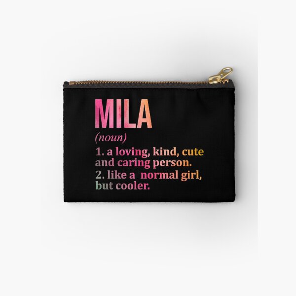 Item preview, Mila Name Definition in Watercolor designed and sold by XCIV.