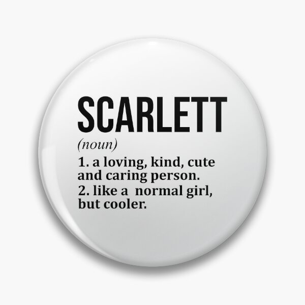 Item preview, Scarlett Name Definition designed and sold by XCIV.