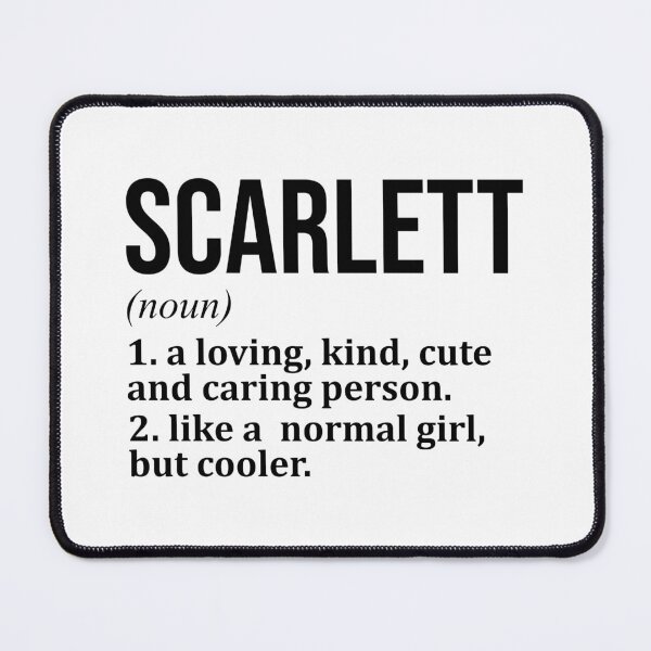 Item preview, Scarlett Name Definition designed and sold by XCIV.
