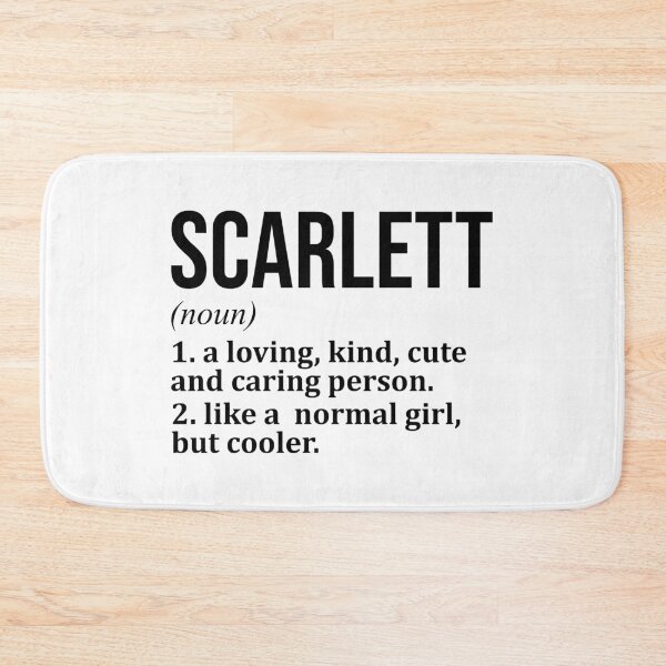 Item preview, Scarlett Name Definition designed and sold by XCIV.