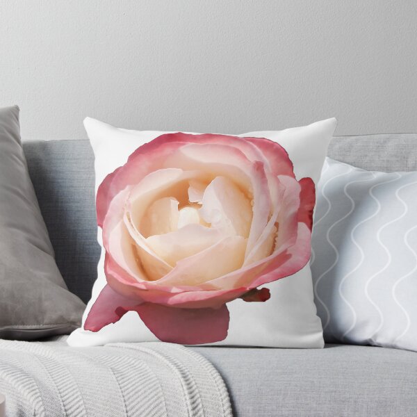 Item preview, Pink and cream rose designed and sold by Ruutification.