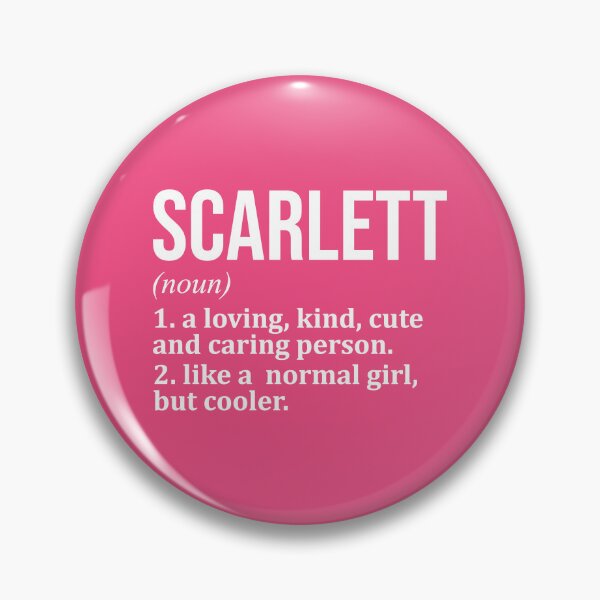 Item preview, Scarlett Name Definition for Women designed and sold by XCIV.