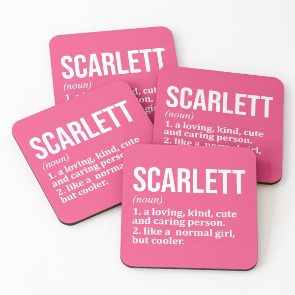 Item preview, Scarlett Name Definition for Women designed and sold by XCIV.
