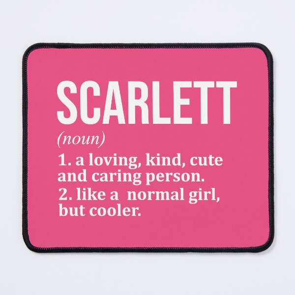 Item preview, Scarlett Name Definition for Women designed and sold by XCIV.