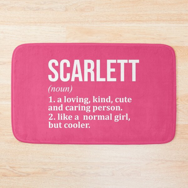 Item preview, Scarlett Name Definition for Women designed and sold by XCIV.