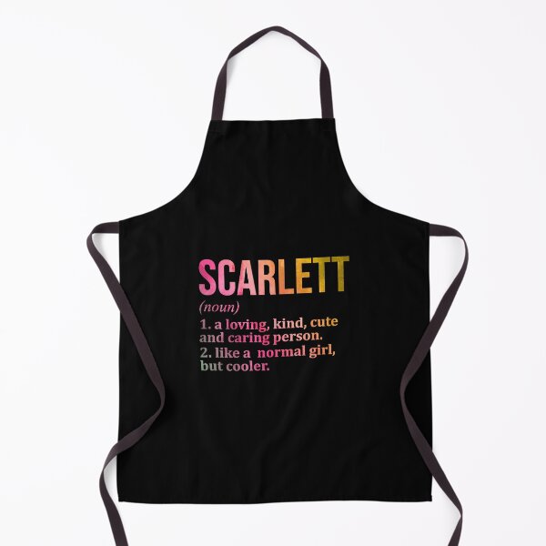 Item preview, Scarlett Name Definition in Watercolor designed and sold by XCIV.
