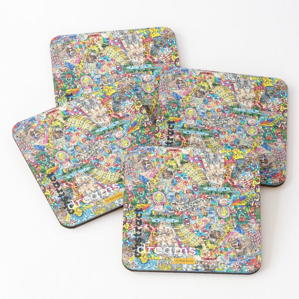 Item preview, Vibrant, colorful abstract design: people, music and more! designed and sold by IKOS HOME.