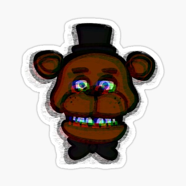 Freddy Stickers Sticker for Sale by DisfiguredStick