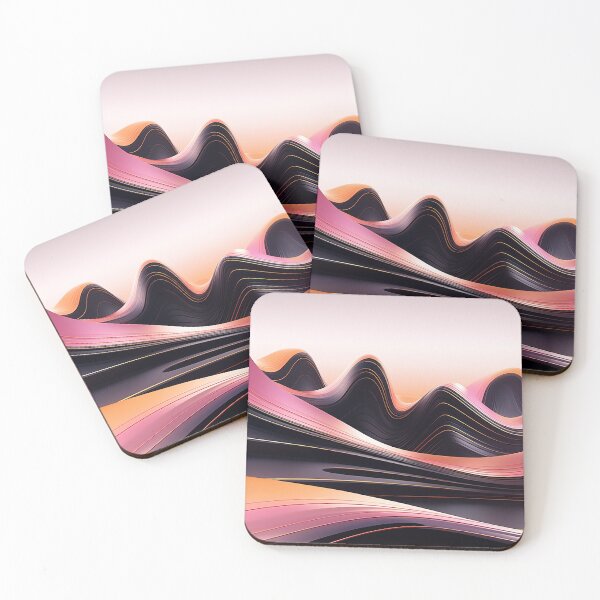Item preview, Modern Fluidity: Dynamic 3D Line Art designed and sold by PaintbrushPlace.