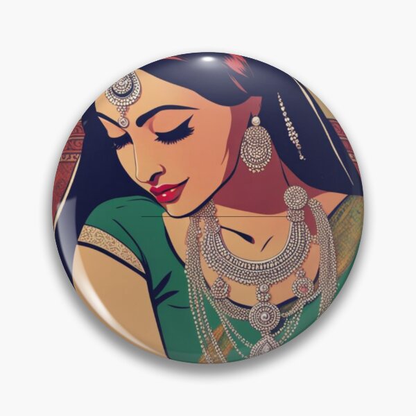 Item preview, mujer india designed and sold by vibrants2024.