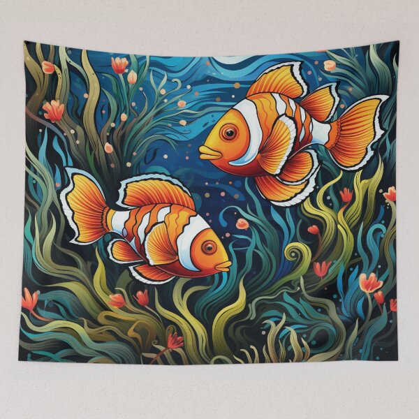 Item preview, Beautiful Colorful Fish designed and sold by Myra365Art.