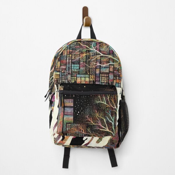 Item preview, Art paint splash pictures of buildings, trees, people designed and sold by Natcharee.