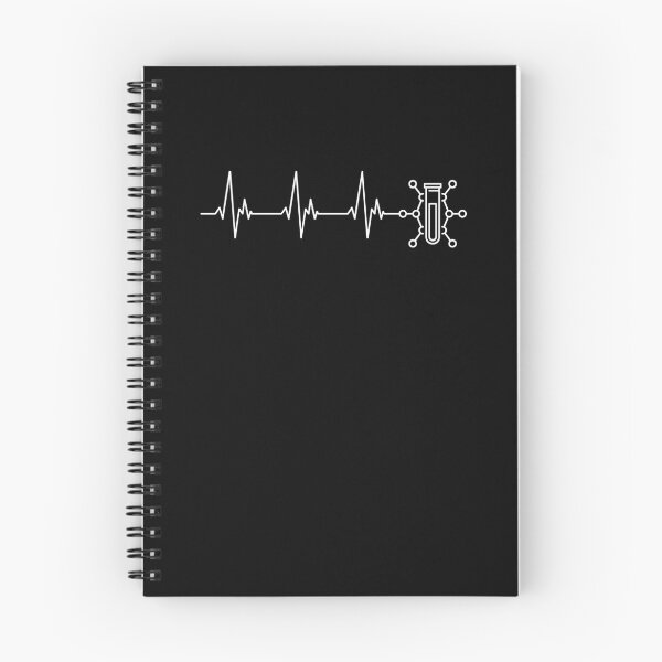 Item preview, Test Tube with Formula Heartbeat EKG Pulse Line minimal outline design for Chemistry Lovers! I Love Science!  designed and sold by venomousvector.