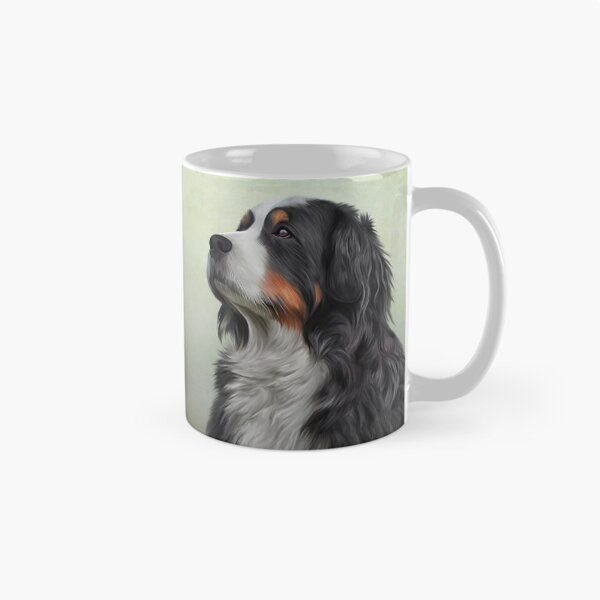 Item preview, Bernese Mountain Dog. Drawing, illustration funny dog designed and sold by bonidog.