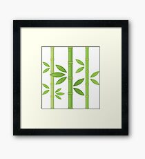 Bamboo Plant Framed Print