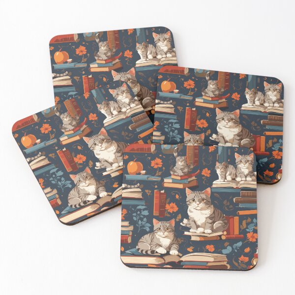 Item preview, Cats and Books - The Perfect Reading Companions designed and sold by cutiepie11cats.