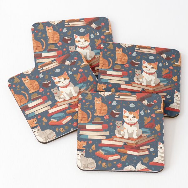 Item preview, Cats and Books - The Perfect Reading Companions designed and sold by cutiepie11cats.
