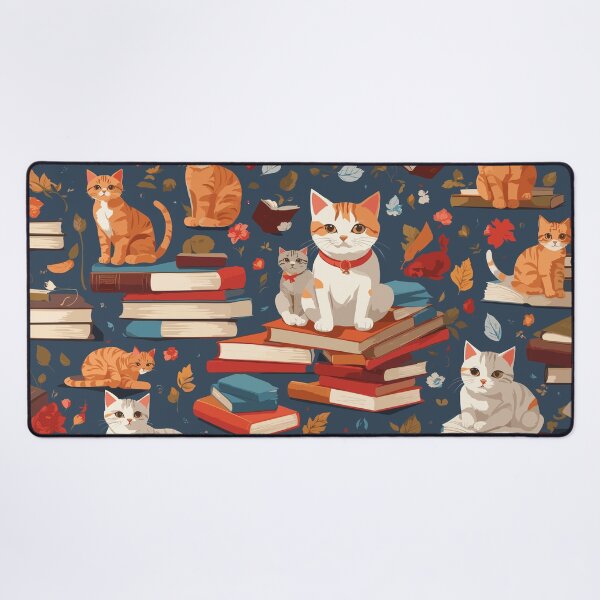 Item preview, Cats and Books - The Perfect Reading Companions designed and sold by cutiepie11cats.