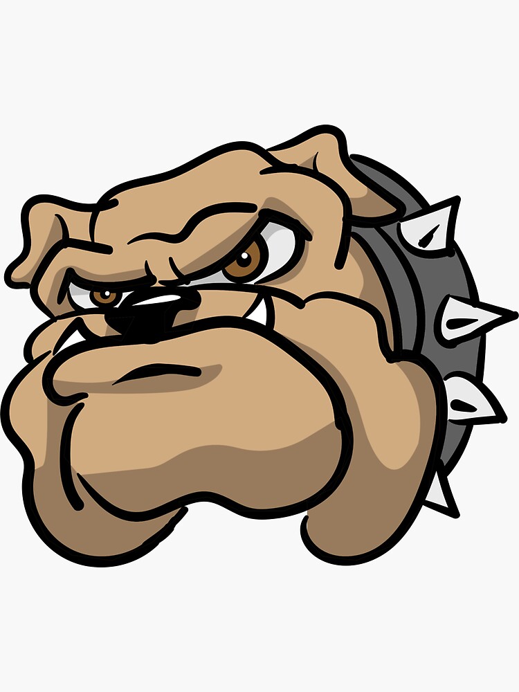 "Angry Dog" Sticker by Reethes | Redbubble