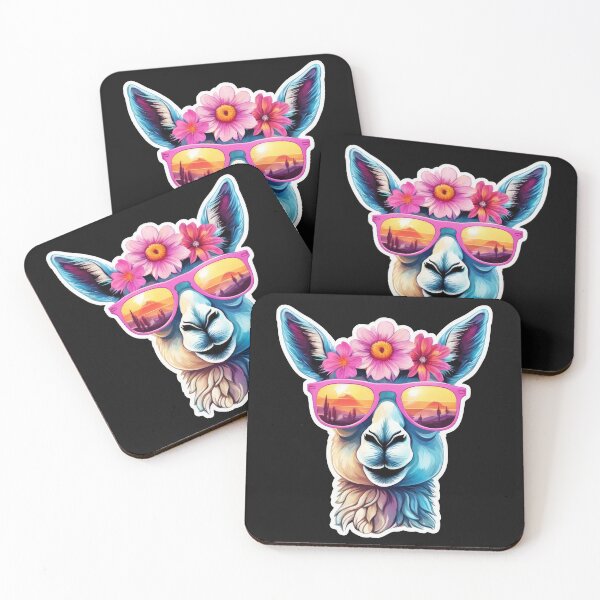 Item preview, Funny Lama With Glasses designed and sold by Bilisik.