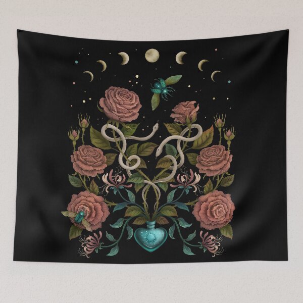 Item preview, Rose and Honeysuckle designed and sold by episodicDrawing.