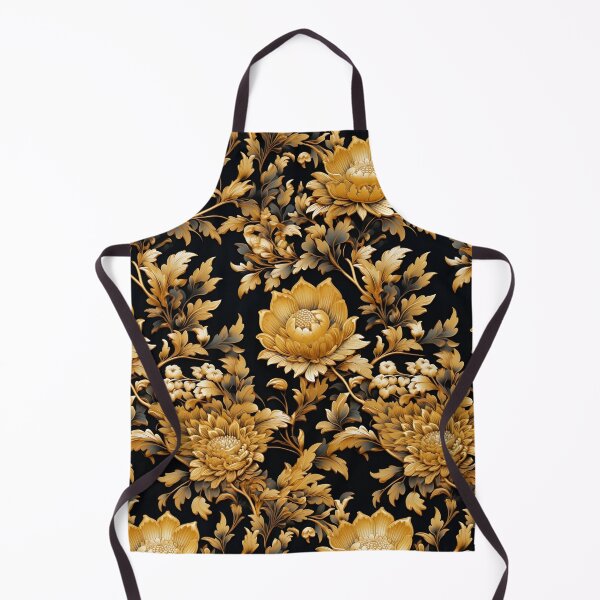 Item preview, Golden Lotus Elegance: Thai Traditional Seamless Pattern designed and sold by Laerguldir.