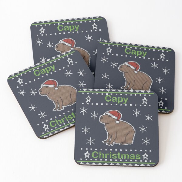 Item preview, Capy Christmas Capybara Ugly Sweater designed and sold by ellenhenry.