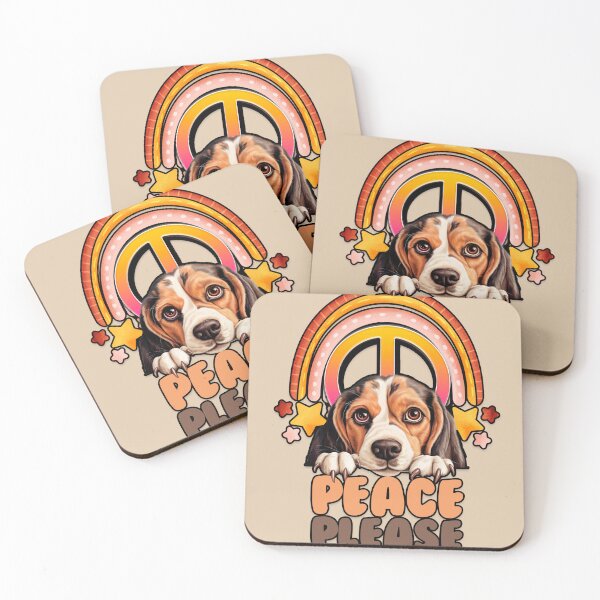 Item preview, Rainbow Beagle Peace Please designed and sold by webgrrl.
