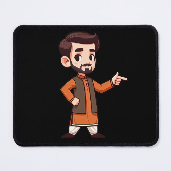Item preview, Festive Pointing Man designed and sold by pixclipart.
