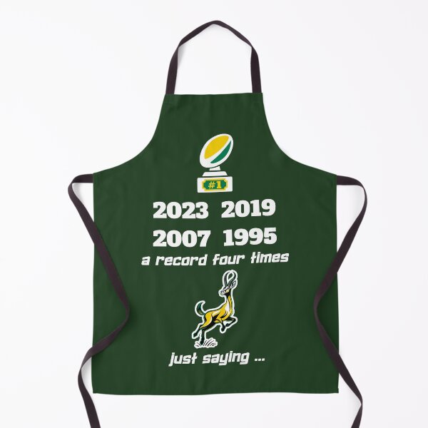 Item preview, South Africa supporter: winners 4 times just saying (white) v2 designed and sold by SolidEarthArt.