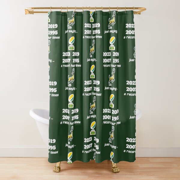 Item preview, South Africa supporter: winners 4 times just saying (white) v2 designed and sold by SolidEarthArt.