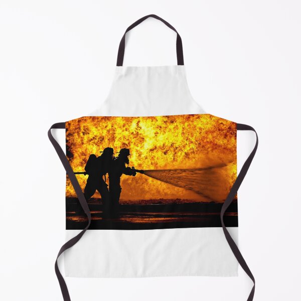 Item preview, STK109325M-Firefighters battle a simulated aircraft fire. designed and sold by StocktrekImages.