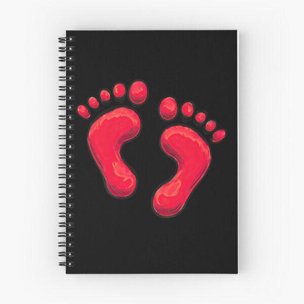 Item preview, Red Footprint of Celebration designed and sold by pixclipart.