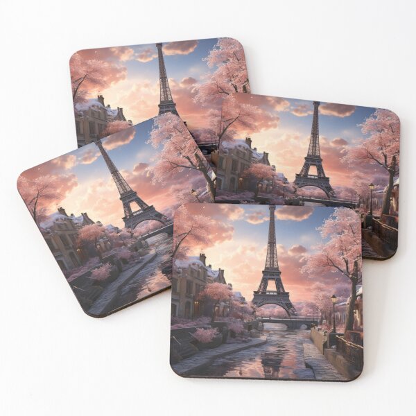 Item preview, Winter Cityscape with Snow-Covered Landmarks and Majestic Mountain Landscape designed and sold by Domitian Tincaba.