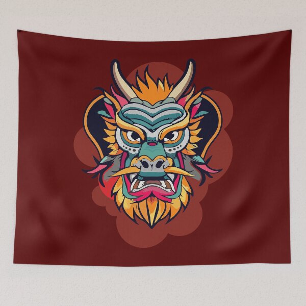 Item preview, Vector colorful dragon in oriental style designed and sold by kreafox.
