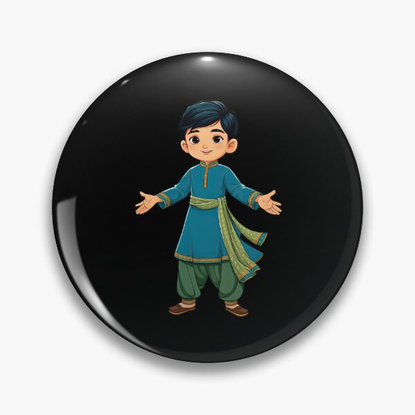 Item preview, Joyful Indian Boy designed and sold by pixclipart.