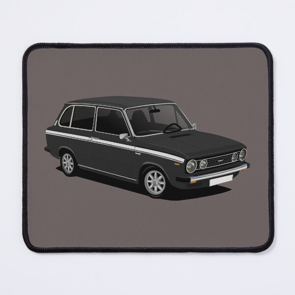 Item preview, DAF 66 Combi - illustration - black designed and sold by knappidesign.