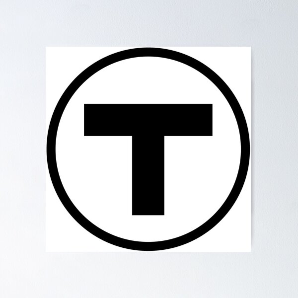 Item preview, Boston T MBTA Logo designed and sold by reallytrent.