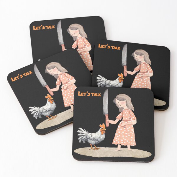Item preview, Girl and chicken designed and sold by StyleSketch.