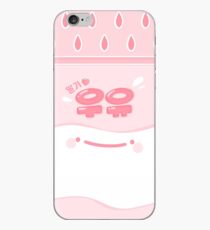 Vinilo o funda para iPhone leche de fresa - 딸기 우유