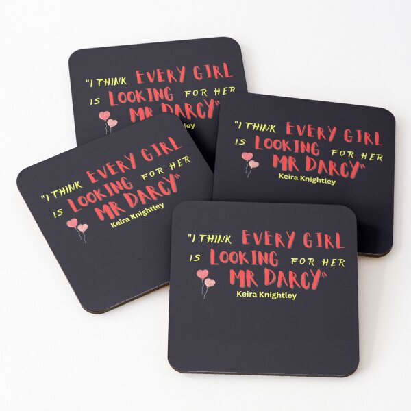 Item preview, Keira Knightley Mr Darcy quote designed and sold by JackFreestone.