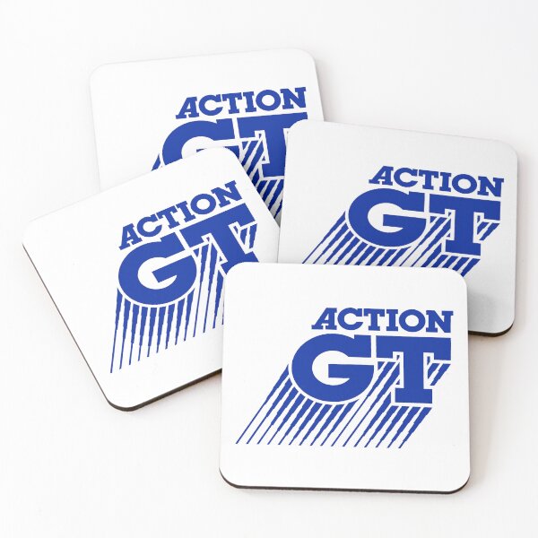 Item preview, ACTION GT - fab 80s logo designed and sold by ThrowbackAds.