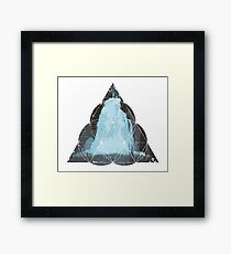 Geometric Waterfall Framed Print