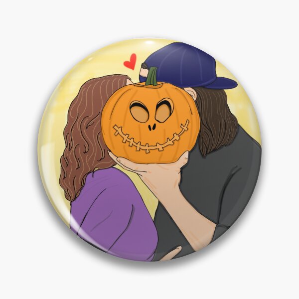 Item preview, pumpkin halloween couple designed and sold by MORTISHOP.