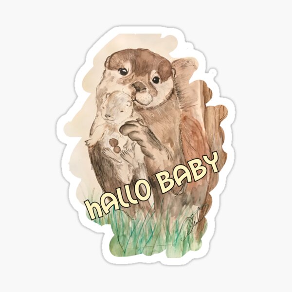 Hallo Baby Sticker